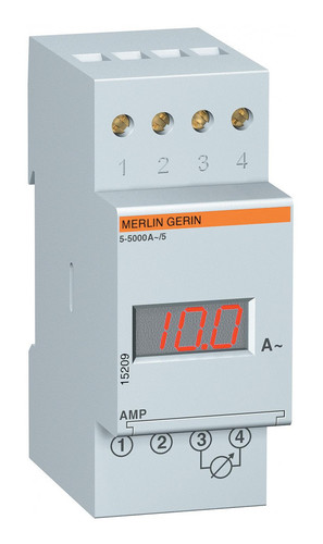 Амперметр щитовой Schneider Electric PowerLogic 5000А AC, цифровой, кл.т. 1,5, 15209