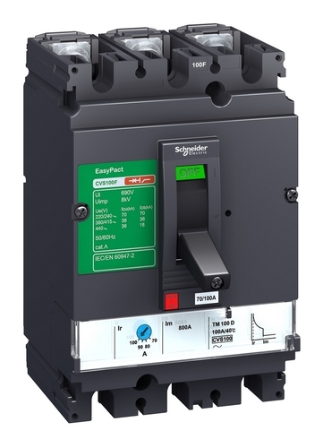 Силовой автомат Schneider Electric EasyPact CVS 250, TM-D, 25кА, 3P, 200А