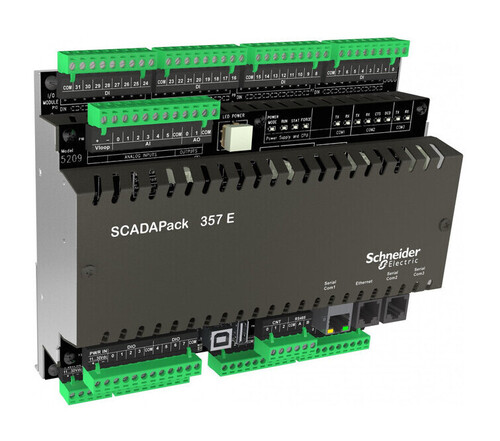 SCADAPack 357 RTU,3 поток/GT/PMX,Ladders,24В,2 A/O,ATEX