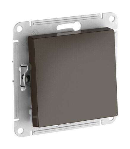 Systeme Electric AtlasDesign Мокко Выключатель 1-клавишный, сх.1, 10АХ, мех., быстрозажим. клем.