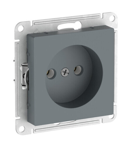 Systeme Electric AtlasDesign Грифель Розетка без заземления без шторок, 16А, мех., быстрозажим. клем.