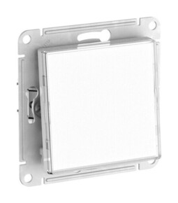 Systeme Electric AtlasDesign Art Белый Выключатель 1-клавишный, сх.1, 10АХ, мех., быстрозажим. клем.