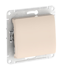 Systeme Electric Glossa Бежевый Переключатель 1-клавишный, сх.6, 10АХ, мех., быстрозажим. клем.
